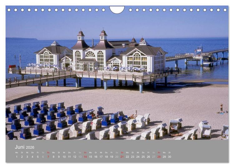 Produktbild: Blick auf die Nord-und Ostsee (Wandkalender 2026 DIN A4 quer), CALVENDO Monatskalender