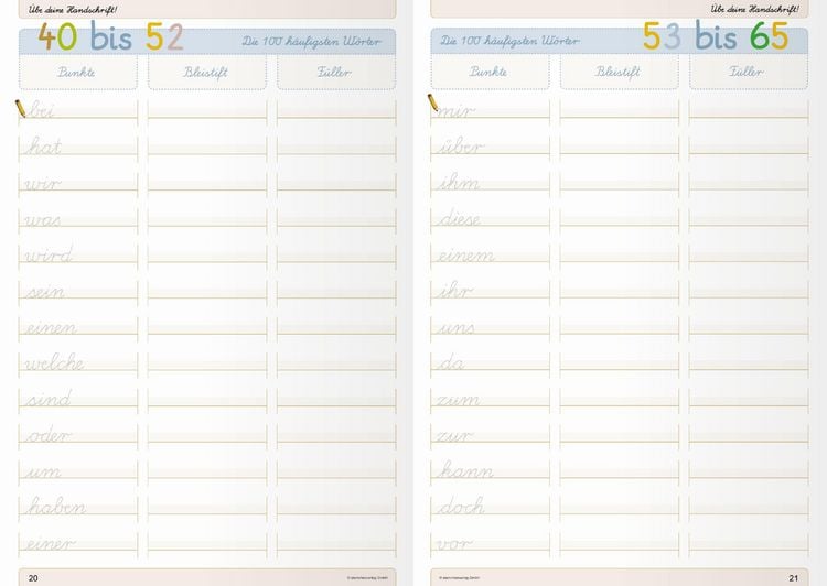 Produktbild: Ich kann die Schreibschrift + &Uuml;bungsheft zu den Buchstabenverbindungen - Lateinische Ausgangsschrift - 2 Hefte