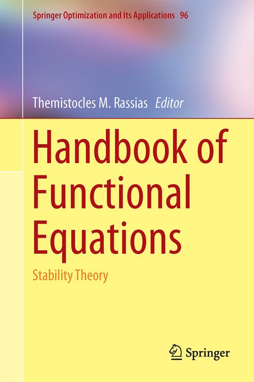 Produktbild: Handbook of Functional Equations