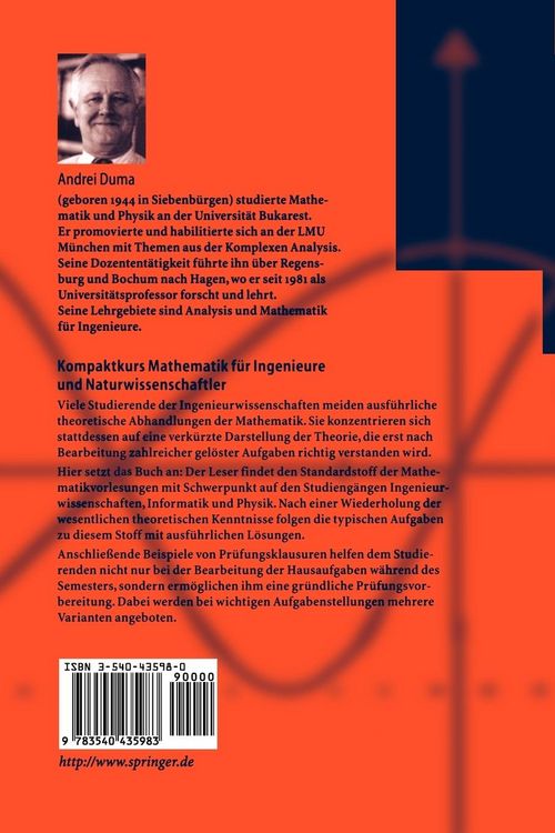 Produktbild: Kompaktkurs Mathematik für Ingenieure und Naturwissenschaftler