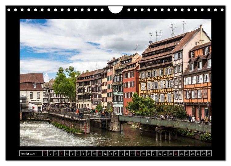 Produktbild: Strasbourg La Petite France (Calendrier mural 2026 DIN A4 vertical), CALVENDO calendrier mensuel
