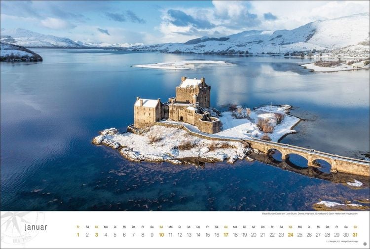 Produktbild: Schottland Globetrotter Kalender 2027 - Von wilden K&uuml;sten, Seen und Bergen