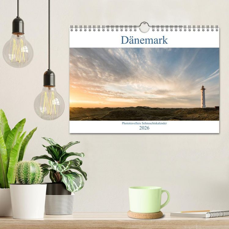 Produktbild: D&auml;nemark - Phototravellers Sehnsuchtskalender (Wandkalender 2026 DIN A4 quer), CALVENDO Monatskalender