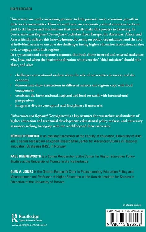 Produktbild: Universities and Regional Development