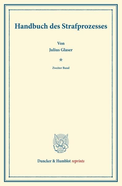 Produktbild: Handbuch des Strafprozesses.