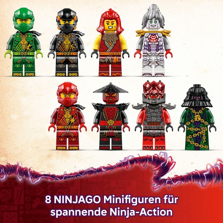 Produktbild: LEGO NINJAGO Lichtbogendrache - Bauspielzeug mit 8 Minifiguren 71836