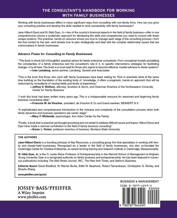 Produktbild: Consulting to Family Businesses