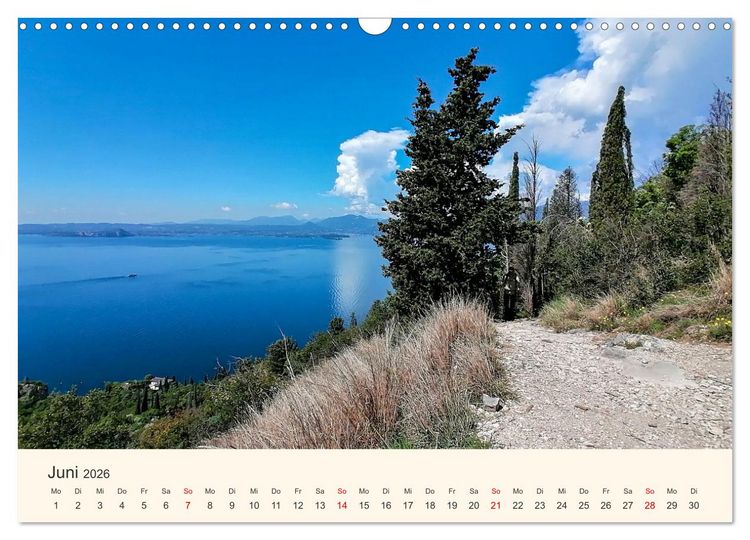 Produktbild: Wanderreise Gardasee (Wandkalender 2026 DIN A3 quer), CALVENDO Monatskalender