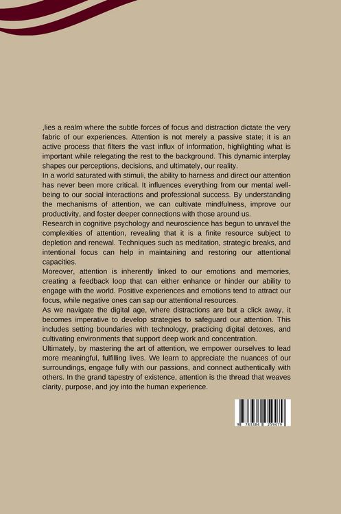 Produktbild: Beyond the Noise: Understanding How Attention Shapes Our World
