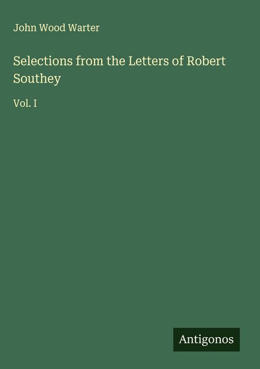 Produktbild: Selections from the Letters of Robert Southey
