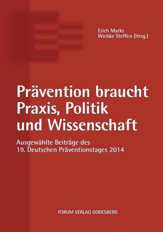 Produktbild: Pr&auml;vention braucht Praxis, Politik und Wissenschaft