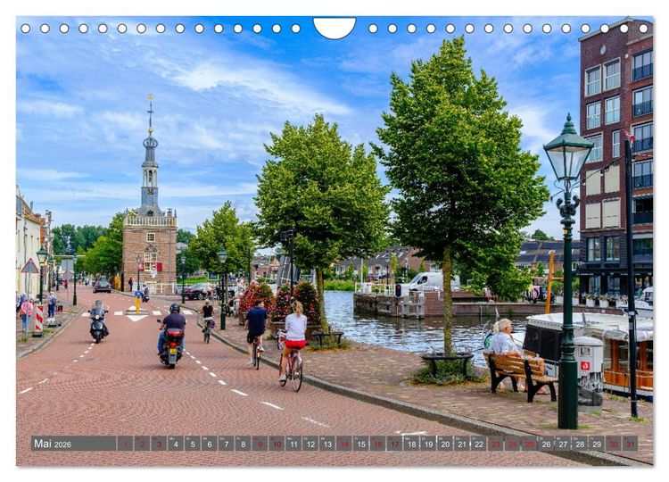Produktbild: Ein Blick auf Alkmaar (Wandkalender 2026 DIN A4 quer), CALVENDO Monatskalender