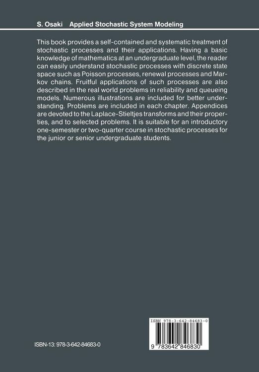 Produktbild: Applied Stochastic System Modeling