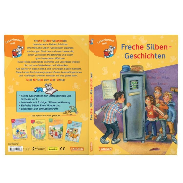 Produktbild: LESEMAUS zum Lesenlernen Sammelb&auml;nde: Freche Silben-Geschichten