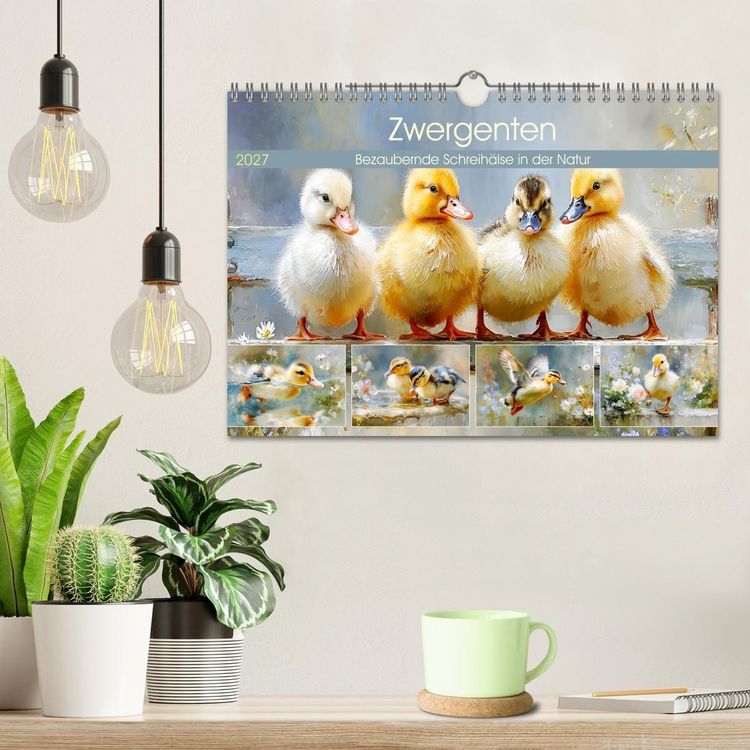 Produktbild: Zwergenten. Bezaubernde Schreih&auml;lse in der Natur (Wandkalender 2027 DIN A4 quer), CALVENDO Monatskalender