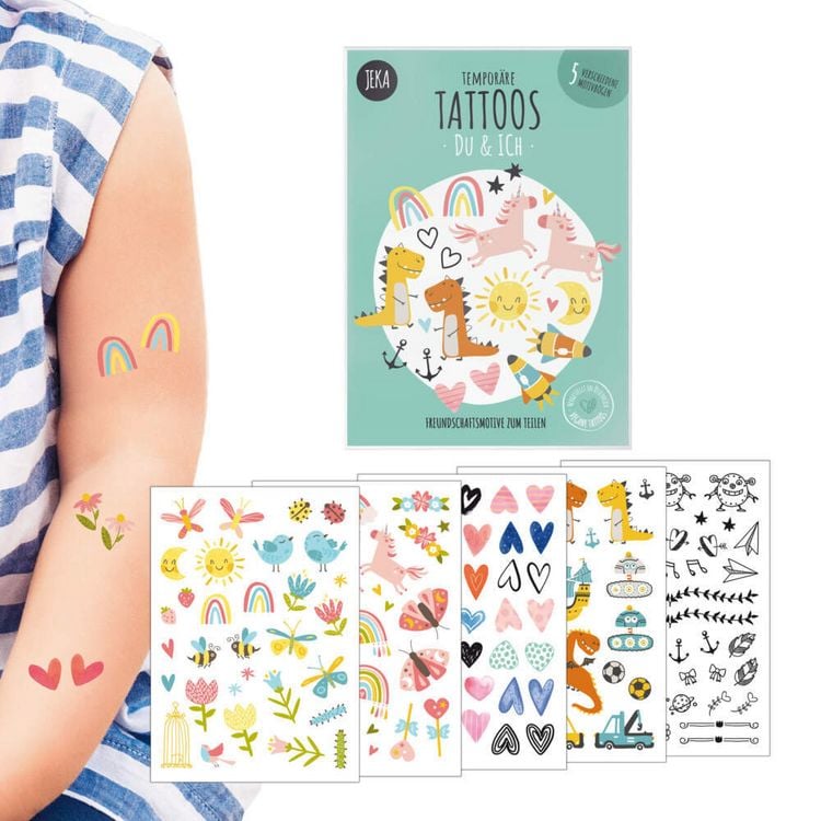 Produktbild: Tempor&auml;re Tattoos Du & Ich