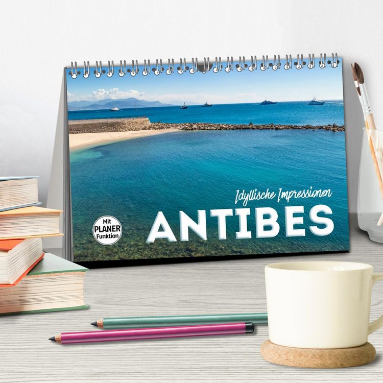 Produktbild: ANTIBES Idyllische Impressionen (Tischkalender 2026 DIN A5 quer), CALVENDO Monatskalender