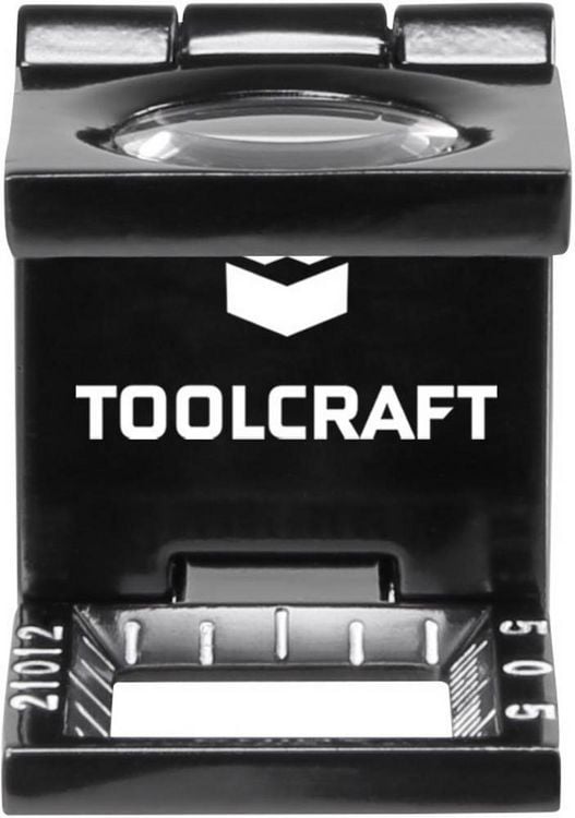 Produktbild: TOOLCRAFT 1505088 Fadenz&auml;hler Vergr&ouml;&szlig;erungsfaktor: 10 x Linsengr&ouml;&szlig;e: (&Oslash;) 14mm