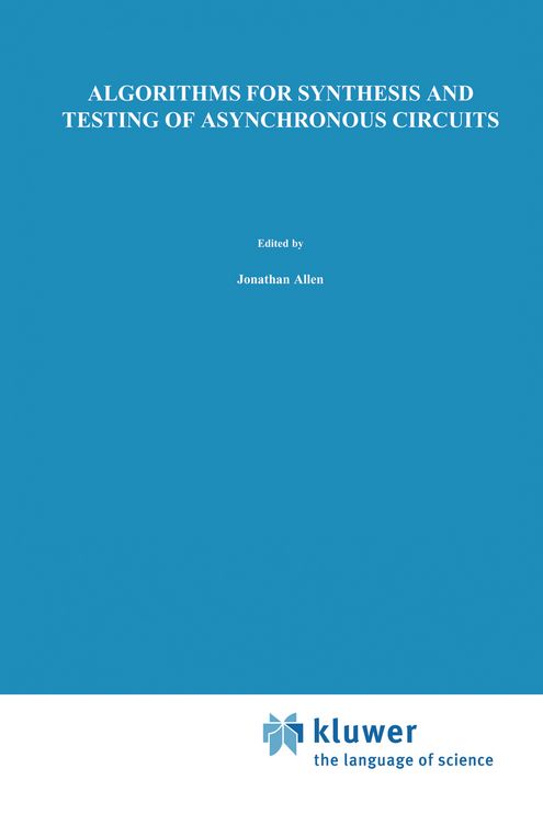 Produktbild: Algorithms for Synthesis and Testing of Asynchronous Circuits