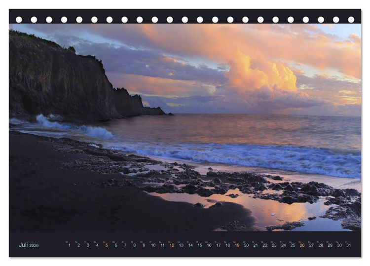 Produktbild: wildes La Palma (Tischkalender 2026 DIN A5 quer), CALVENDO Monatskalender