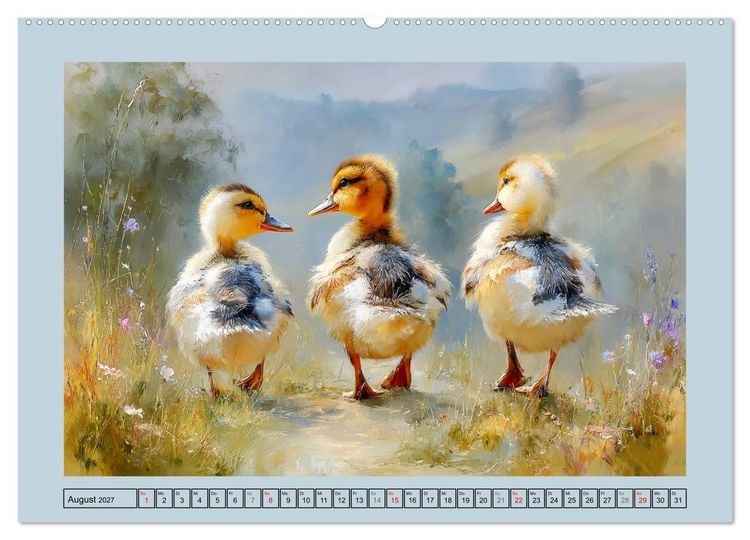 Produktbild: Zwergenten. Bezaubernde Schreih&auml;lse in der Natur (Wandkalender 2027 DIN A2 quer), CALVENDO Monatskalender