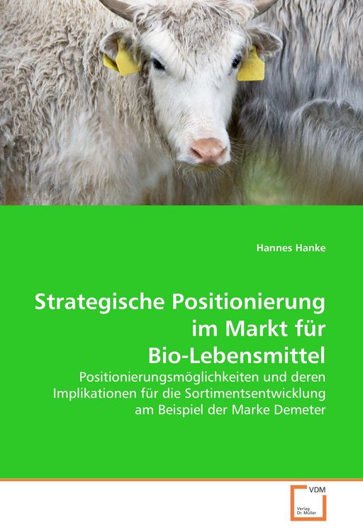 Produktbild: Strategische Positionierung im Markt f&uuml;r Bio-Lebensmittel