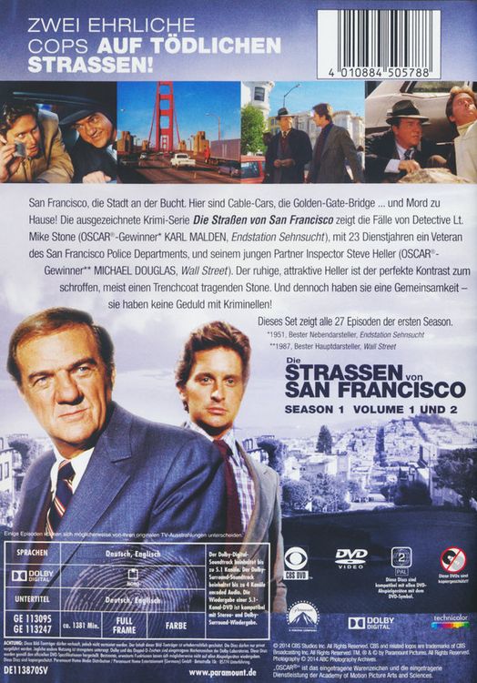 Produktbild: Die Stra&szlig;en von San Francisco - Season 1 [8 DVDs]
