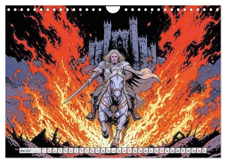 Produktbild: Die Nibelungen: Glanz und Verderben (Wandkalender 2027 DIN A4 quer), CALVENDO Monatskalender