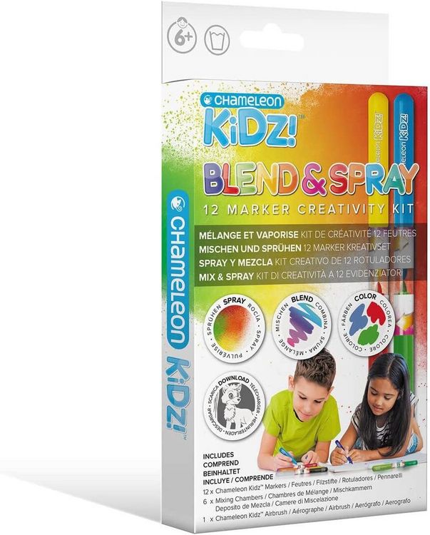 Produktbild: Marker Blendy Pens Blend & Spray Creativity Kids 12 St&uuml;ck