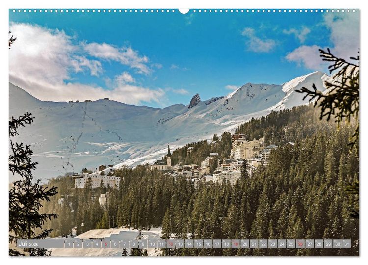 Produktbild: AROSA im Winter (hochwertiger Premium Wandkalender 2026 DIN A2 quer), Kunstdruck in Hochglanz