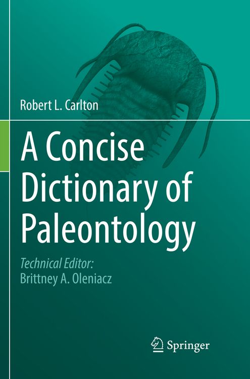 Produktbild: A Concise Dictionary of Paleontology