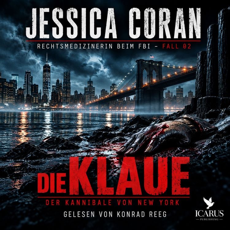 Produktbild: DIE KLAUE - Der Kannibale von New York (jessica Coran 2)