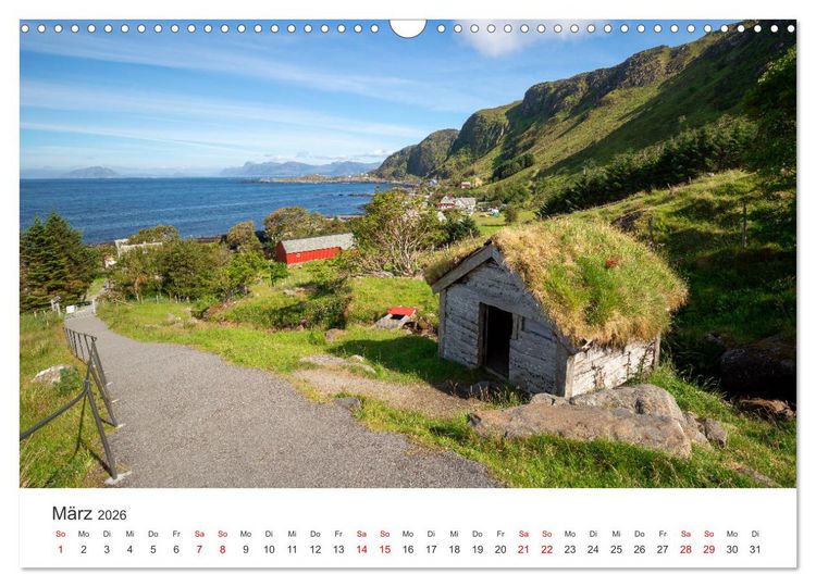 Produktbild: Norwegen in Bildern (Wandkalender 2026 DIN A3 quer), CALVENDO Monatskalender