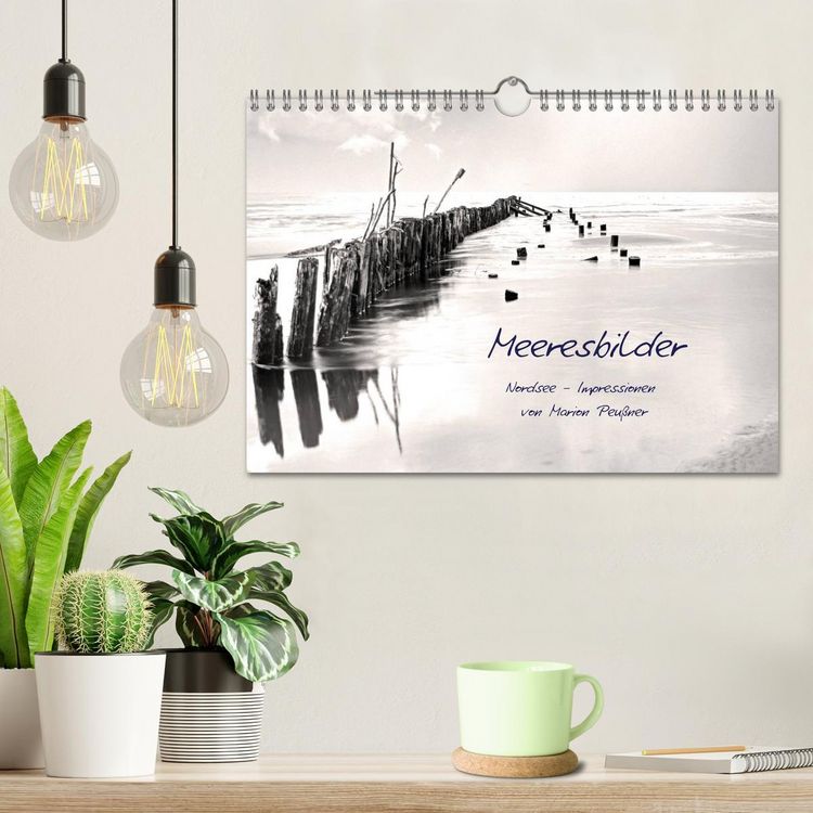 Produktbild: Meeresbilder - Nordsee-Impressionen (Wandkalender 2026 DIN A4 quer), CALVENDO Monatskalender