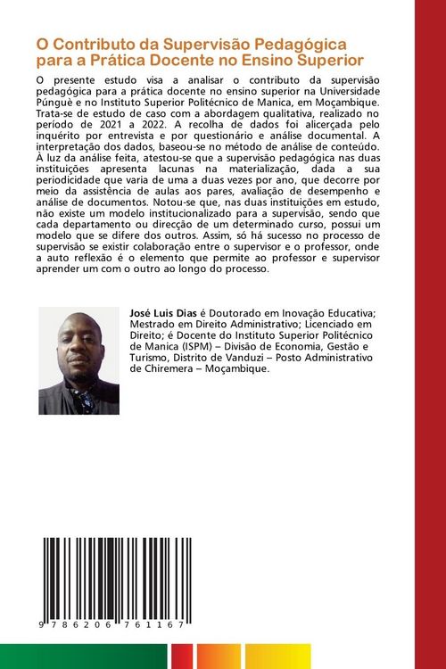 Produktbild: O Contributo da Supervis&atilde;o Pedag&oacute;gica para a Pr&aacute;tica Docente no Ensino Superior