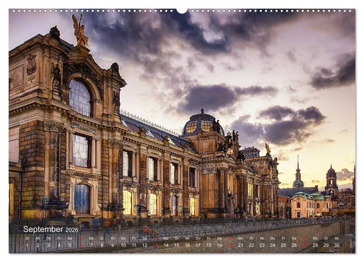 Produktbild: Dresden Bilder 2026 (hochwertiger Premium Wandkalender 2026 DIN A2 quer), Kunstdruck in Hochglanz