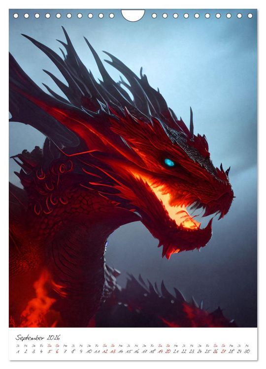 Produktbild: Dark Fantasy Art - Zeit der Helden (Wandkalender 2026 DIN A4 hoch), CALVENDO Monatskalender