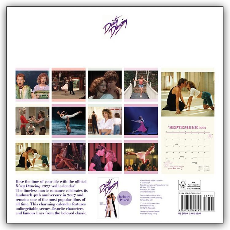 Produktbild: Dirty Dancing 2027 &ndash; Wandkalender