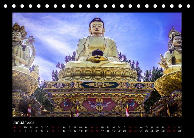 Produktbild: Mystisches Nepal - Am Fu&szlig;e des Himalaya (Tischkalender 2022 DIN A5 quer)