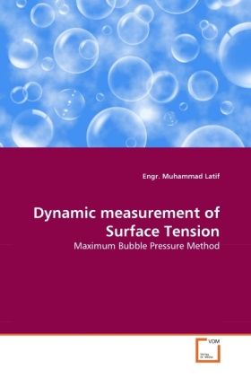 Produktbild: Latif, E: Dynamic measurement of Surface Tension