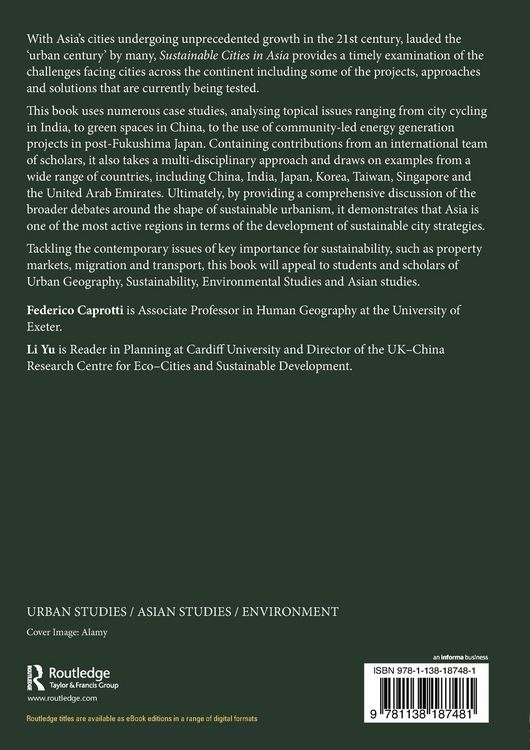 Produktbild: Sustainable Cities in Asia