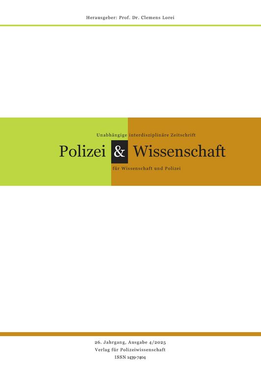 Produktbild: Zeitschrift Polizei & Wissenschaft