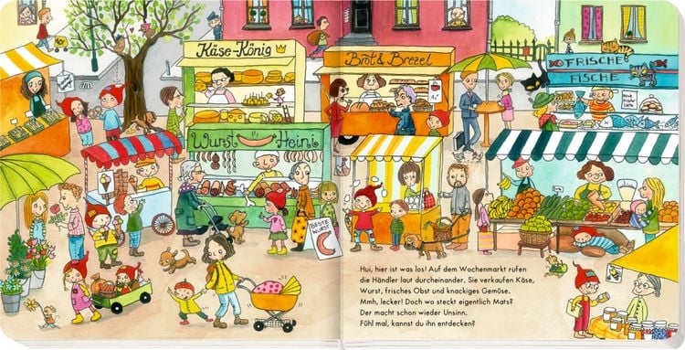 Produktbild: Mein Fr&uuml;hlingswichtel-Wimmelbuch