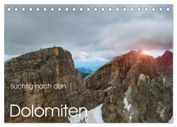 Produktbild: S&uuml;chtig nach den Dolomiten (Tischkalender 2026 DIN A5 quer), CALVENDO Monatskalender