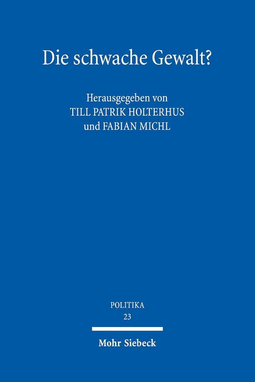 Produktbild: Die schwache Gewalt?