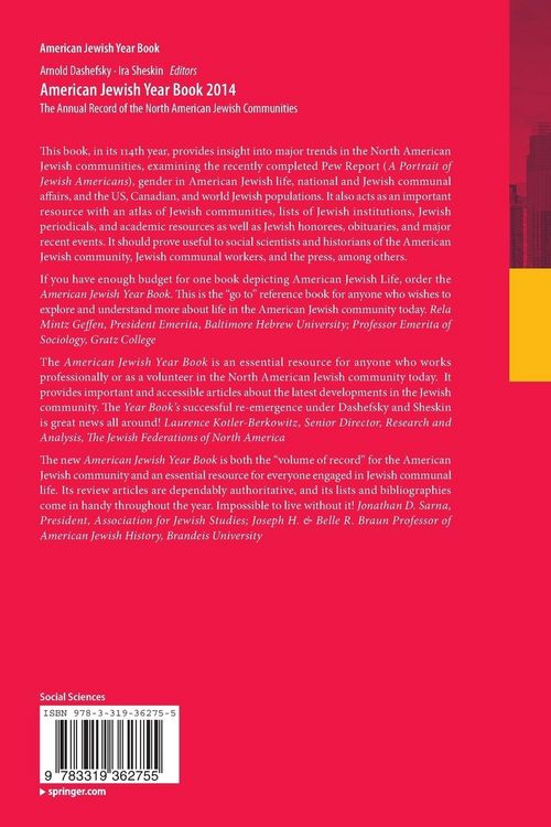 Produktbild: American Jewish Year Book 2014