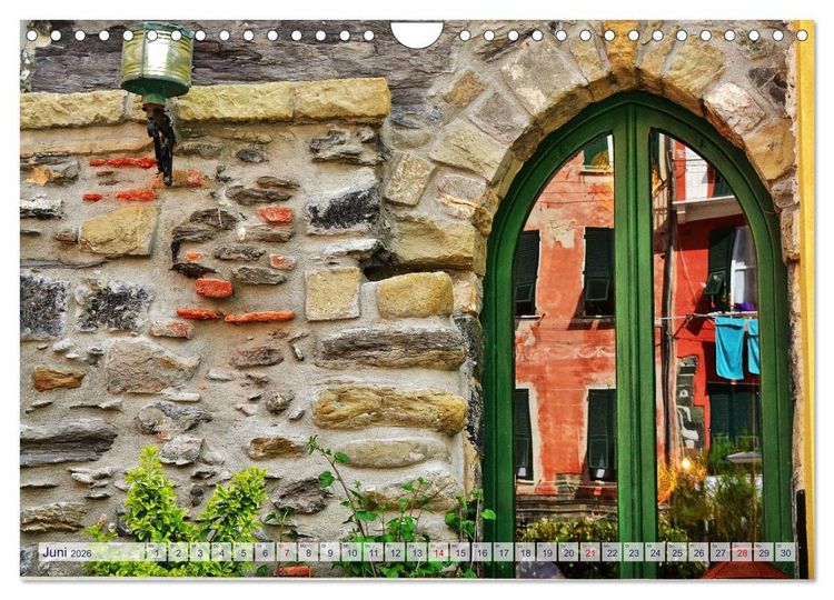 Produktbild: SCHMUCKST&Uuml;CKE der CINQUE TERRE (Wandkalender 2026 DIN A4 quer), CALVENDO Monatskalender