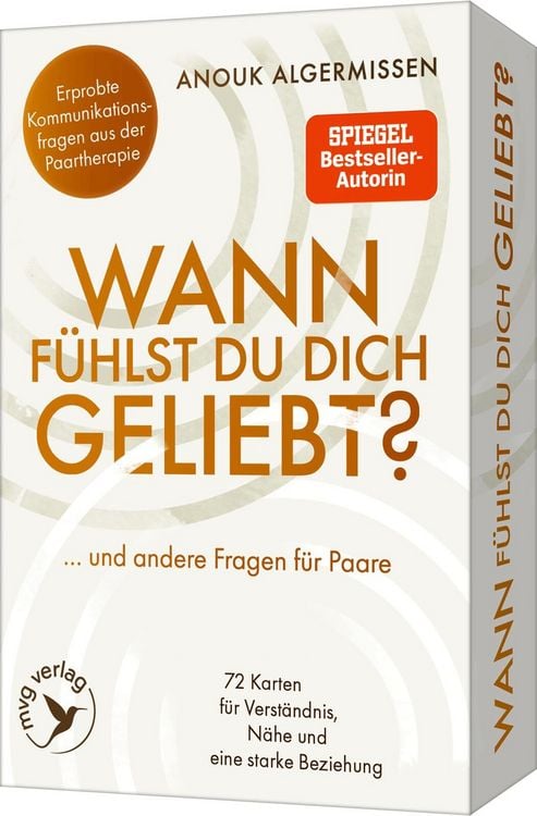 Produktbild: &raquo;Wann f&uuml;hlst du dich geliebt?&laquo; und andere Fragen f&uuml;r Paare