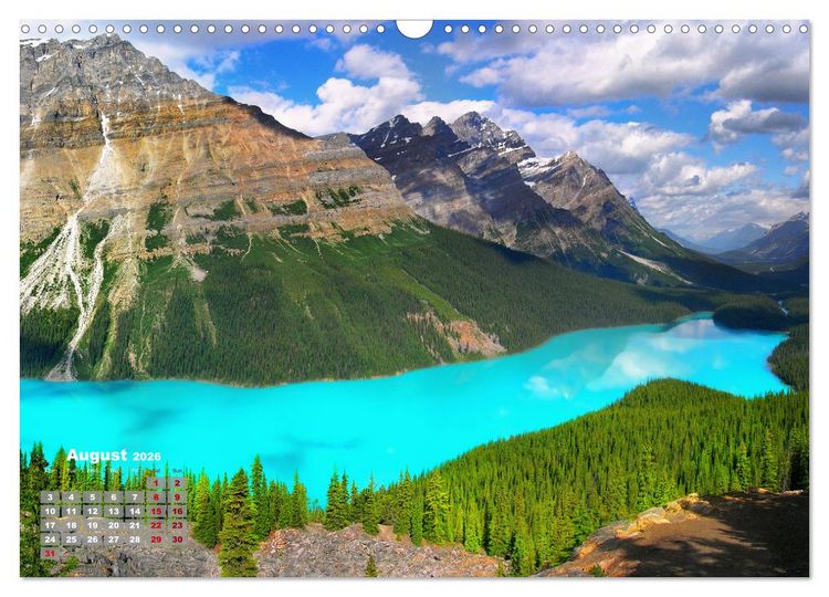 Produktbild: Natural Wonders, Fascinating Places in The World (Wall Calendar 2026 DIN A3 landscape), CALVENDO 12 Month Wall Calendar