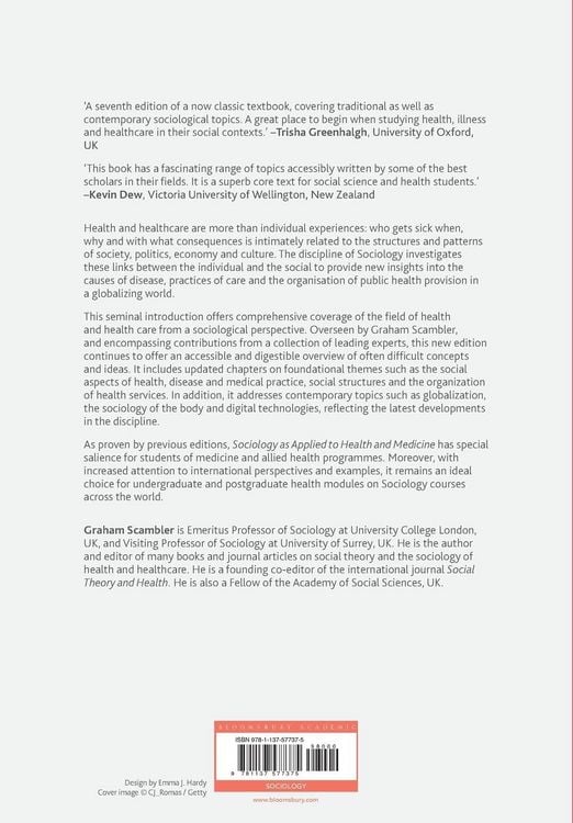 Produktbild: Sociology as Applied to Health and Medicine